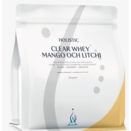 Clear Whey vassleproteinisolat mango och litchi, 500g