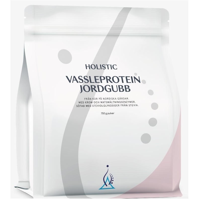 Vassleprotein jordgubb, 750 g