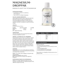 Magnesiumdroppar, 100 ml
